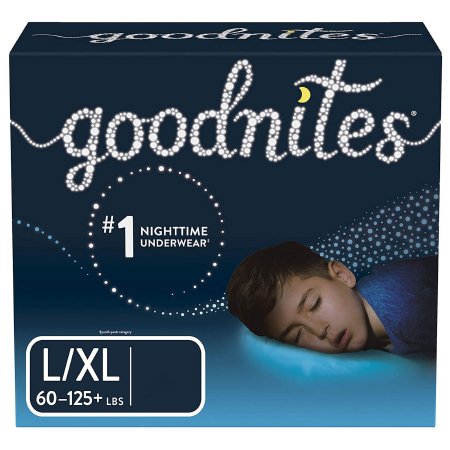 Goodnites - Male Youth Absorbent Underwear GoodNites Pull On with Tear Away Seams Size 6 / X-Large Disposable Heavy Absorbency - 53378