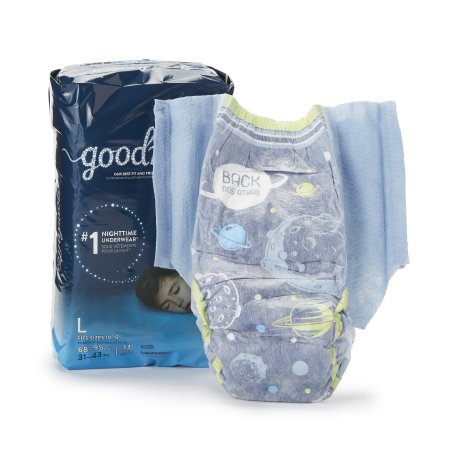 Goodnites - Male Youth Absorbent Underwear GoodNites Pull On with Tear Away Seams Size 5 / Large Disposable Heavy Absorbency - 53362