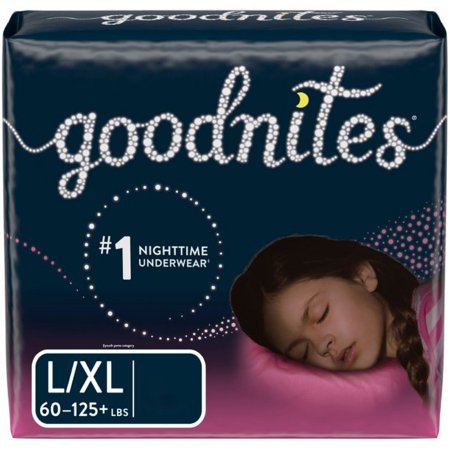Goodnites - Female Youth Absorbent Underwear GoodNites Pull On with Tear Away Seams Size 6 / X-Large Disposable Heavy Absorbency - 53382