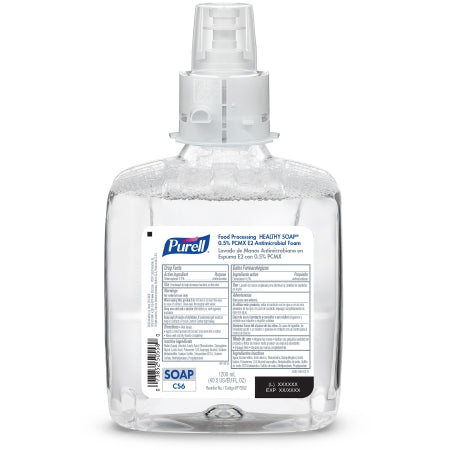 Purell Food Processing HEALTHY SOAP - Antimicrobial Soap Foaming 1,200 mL Dispenser Refill Bottle Unscented - Gojo - 6582-02