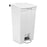 Rubbermaid - Trash Can 23 gal. Rectangular White Plastic Step On - Uline - H-2670W