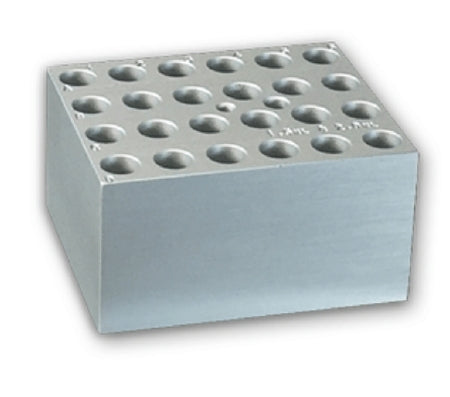 Fisher Scientific - Dry Bath Block 24 Place, 2 X 3 X 3-3/4 Inch For use with Digital Dry Baths - S29031