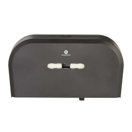 GP Pro - Toilet Paper Dispenser Black Plastic Manual 9 Inch Roll wall Mount - Georgia Pacific - 59210