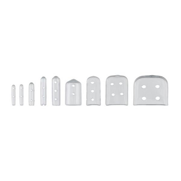 Moyco Union Broach Guard Instrument Tip-It Silicone 2X16X25.4Mm #8 Clear 50/Pk - 3-2508C