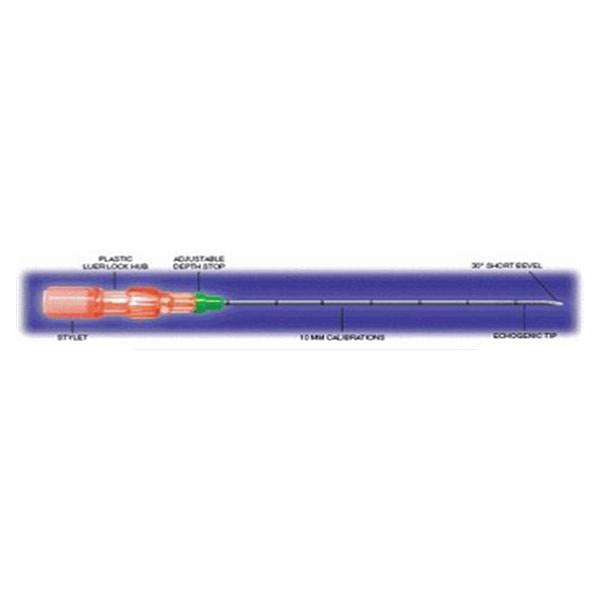 Hakko Needle 22Gx2" Chiba Biopsy Echogenic Tip Conventional Each - 2PTC3022
