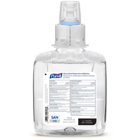 Purell Advanced - Hand Sanitizer 1200 mL Ethyl Alcohol Foaming Dispenser Refill Bottle - 6551-02