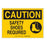 Brady - Indoor / Outdoor Caution Caution Safety Shoes Required - 19-111-776