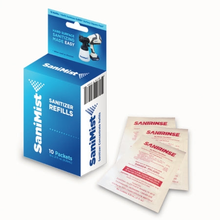 SaniMist - Surface Disinfectant Quaternary Based Powder Concentrate 21 oz. Individual Packet NonSterile - 950-1041