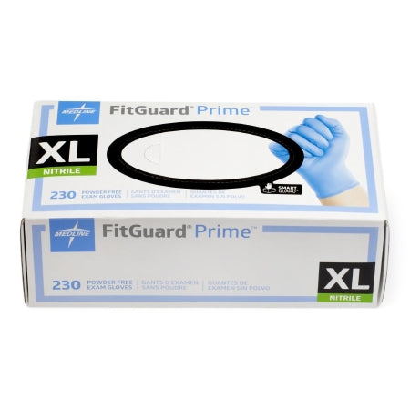 FitGuard Select - Exam Glove X-Large NonSterile Nitrile Standard Cuff Length Textured Fingertips Blue Chemo Tested - FG2604