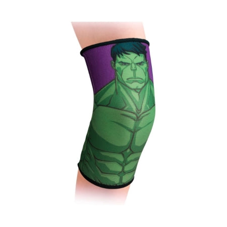 DonJoy Advantage Kid's Elastic Knee Featuring Marvel - Knee Support Youth Pull-On 12 to 13 Inch Knee Circumference Left or Right Knee - Djo - DA161KS01-HLK-Y