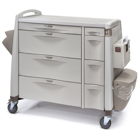 Avalo Series - Medication Cart Steel - AVPCXL10-CSHDC-D103-U103-STK