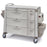 Avalo Series - Medication Cart Steel - Capsa Solutions - AVPCXL10-CSHDC-D103-U103-STK