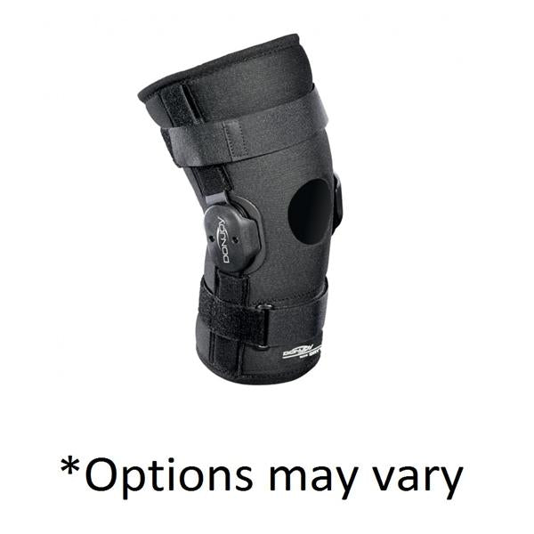 DJO Brace Wraparound Economy Adult Knee Drytex Black Size X-Large Universal Ea - 11-2013-5
