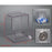Poltex - Bulk Bin with Lid Clear PETG 7 X 7 X 8-1/2 Inch - BLKBNLIDS-M