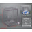 Poltex - Bulk Bin with Lid Clear PETG 7 X 7 X 8-1/2 Inch - BLKBNLIDS-W