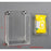 Poltex DECO - Wipe Pack Holder Clear Acrylic 1 Softpack Wall Mount - Poltex - DECOBAG-W