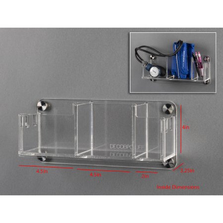 Poltex DECO - Blood Pressure Cuff Holder For use with Blood Pressure Cuffs and Exam Room Items - DECOBPCUFF-W