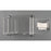 Poltex DECO - Paper Towel Dispenser Clear Acrylic Manual Wall Mount - Poltex - DECOPAPRTWL-W
