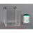 Poltex DECO - Wipe Tub Holder Clear Acrylic Manual 1 Wipe Canister Wall Mount - Poltex - DECOSANICLOR1-W