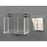 Poltex DECO - Swab Holder Clear Acrylic Manual 2 Pocket Wall Mount - DECOSWAB2-W