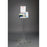 Poltex - Respiratory Hygiene Station Clear PETG / Acrylic Manual 3 Compartment Floor Stand - RESPQ-S