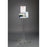Poltex - Respiratory Hygiene Station Clear PETG / Acrylic Manual 3 Compartment Floor Stand - RESPQ-S