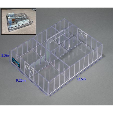 Poltex - Vaccine / Procedure Caddy 2-1/2 X 9-1/4 X 12.6 Inch Polycarbonate - VAXCADS