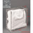 Poltex - Wiper Holder Clear Acrylic Manual One Compartment Wall Mount - WIPHLDAC-W