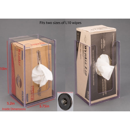 Poltex - Wipe Holder Clear PETG Wypall Wipes Magnet Mount - WYPL10-M