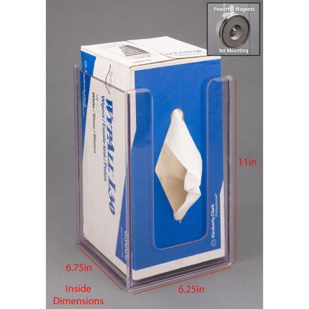 Poltex - Wipe Holder Clear PETG Wypall L30 Wipes Magnet Mount - WYPL30-M
