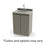 UMF Medical Cabinet Base Stainless Steel/Laminate 19X24X39.25" Cherry Each - 6024WC