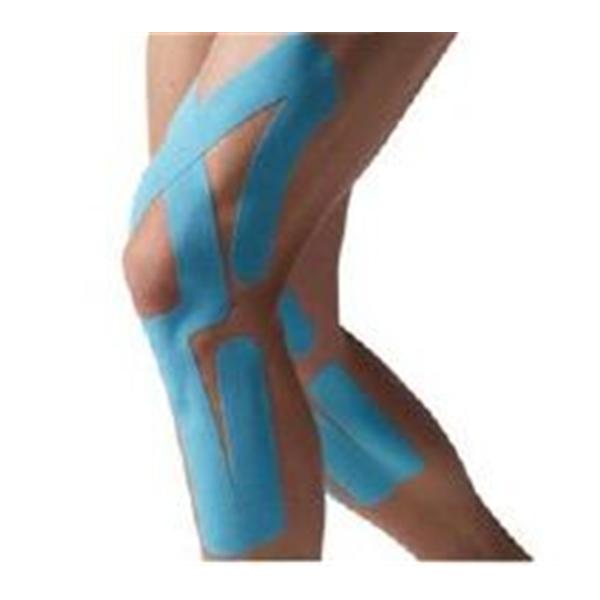 Spidertech. (NuCap Med) Tape Kinesiology Spidertech 100% Cotton/Poly Acrylic Pre Cut Adhesive Blue 5/Bx - TB22036-503