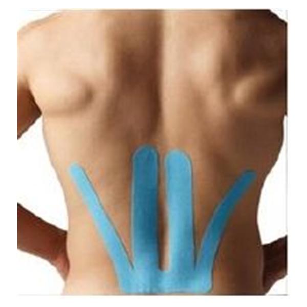 Spidertech. (NuCap Med) Tape Kinesiology Spidertech 100% Cotton/Poly Acrylic Pre Cut Adhesive Blue 10/Bx - TB22053-503