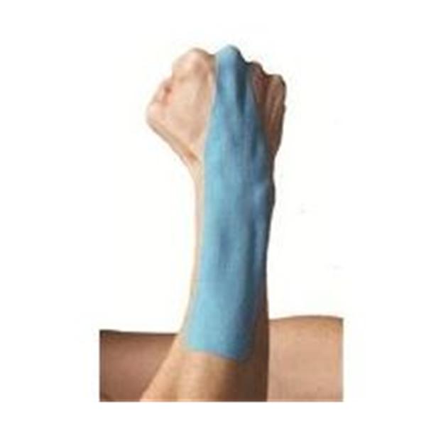 Spidertech. (NuCap Med) Tape Kinesiology Spidertech 100% Cotton/Poly Acrylic Pre Cut Adhs Blue 20/Box - TB22060-503