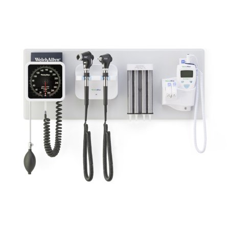 Welch Allyn Green Series 777 - Wall Transformer System  Wall Transformer with PanOptic Basic LED Ophthalmoscope and MacroView Basic LED Otoscope - Welch Allyn - 777-PM2WAS-US