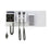 Green Series 777 - Wall Transformer Welch Allyn Integrated Wall System with Coaxial LED Ophthalmoscope, MacroView Basic LED Otoscope, BP Aneroid, and Ear Specula Dispenser - 777-SM2WAX