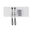 Welch Allyn - Integrated Wall System Green Series 777 Integrated Wall System with Coaxial LED Ophthalmoscope, MacroView Basic LED Otoscope, and Ear Specula Dispenser - 777-SM2WXX
