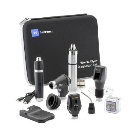 Welch Allyn - 3.5V Diagnostic Set with Ophthalmoscope For use With iExaminer, Retinoscope, Transilluminator - 71-PX3LXERT-US