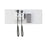 Green Series 777 - Wall Transformer Welch Allyn Integrated Wall System with PanOptic Plus LED Ophthalmoscope, MacroView Plus LED Otoscope for iExaminer, and Ear Specula Dispenser - 777-PM3WXX-US