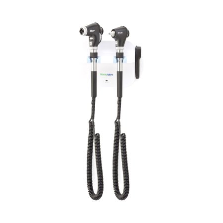 Green Series 777 - Wall Transformer Welch Allyn Wall Transformer with PanOptic Plus LED Ophthalmoscope, MacroView Plus LED Otoscope for iExaminer, with iExaminer SmartBracket Accessory - 777-PM3XXX-US