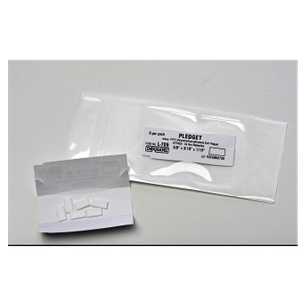 Teleflex Pledget Deknatel Polytetrafluoroethylene 1/4" X 1/8" X 1/16" White Soft 36/Bx - K-705