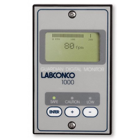Guardian - Digital Airflow Monitor Kit 115V, 50/60Hz, LCD / LED Display For use with Protector Demonstration Hoods, Protector XVS Ventilation Stations and XPert Balance Enclosures - 3908800