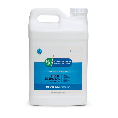 Rx Destroyer Liquid - Drug Disposal System 16 lbs. Carton Weight - RX2.5LIQMB