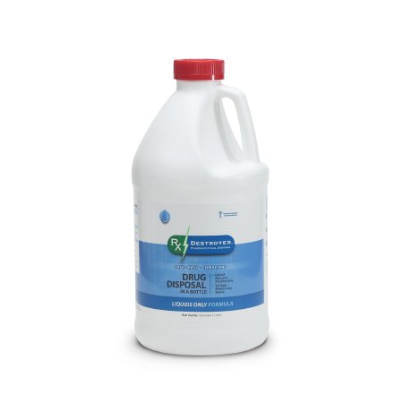 Rx Destroyer Liquid - Drug Disposal System 7 lbs. Carton Weight - RX64LIQMB