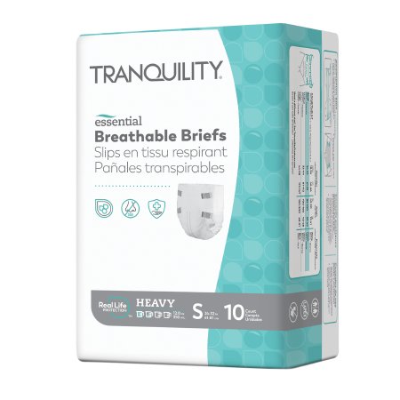 Tranquility Essential - Unisex Adult Incontinence Brief Small Disposable Heavy Absorbency - 2744