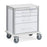 Pace Series - Multifunctional Supply Cart Aluminum Case White - Solaire Medical - SP21W4