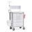 Pace Series - IV Prep Cart Aluminum Case 29-1/4 X 21-1/4 X 45-1/2 Inch White 6 Inch Height Drawers - Solaire Medical - SP30W6 W/SPIVP