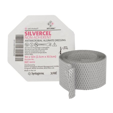 Silvercel Non-Adherent - Silver Alginate Dressing 1 X 12 Inch Rope Sterile - 900112