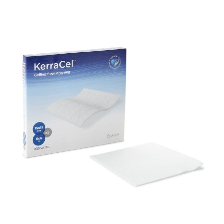KerraCel - Gelling Fiber Dressing Carboxymethyl Celluose 6 X 6 Inch - CWL1034