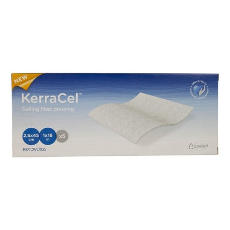 KerraCel - Gelling Fiber Dressing Carboxymethyl Cellulose (CMC) 1 X 18 Inch - 3M Systagenix/Kci - CWL1035